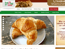 Tablet Screenshot of freshandtasty.com